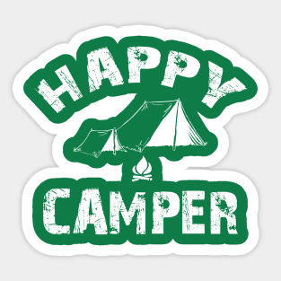 Happy Camper Sticker